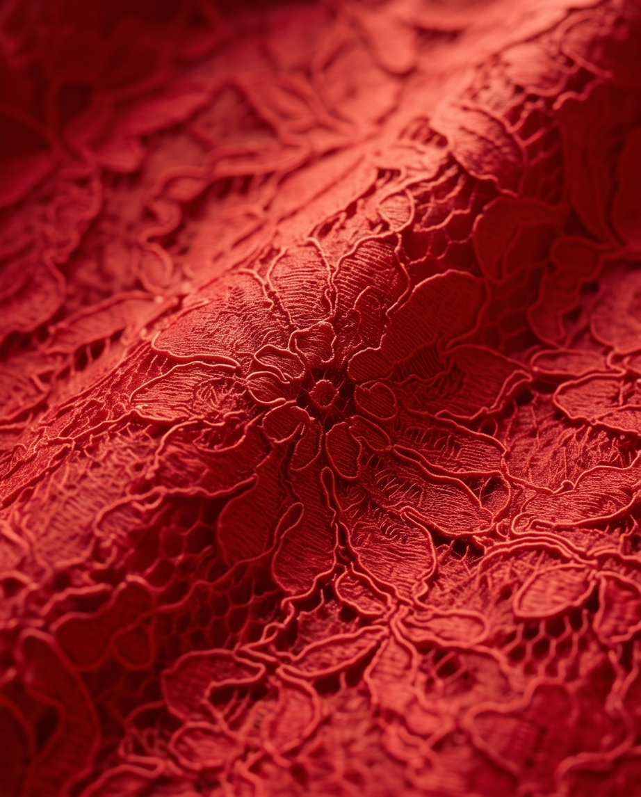 Longuette in pizzo Red