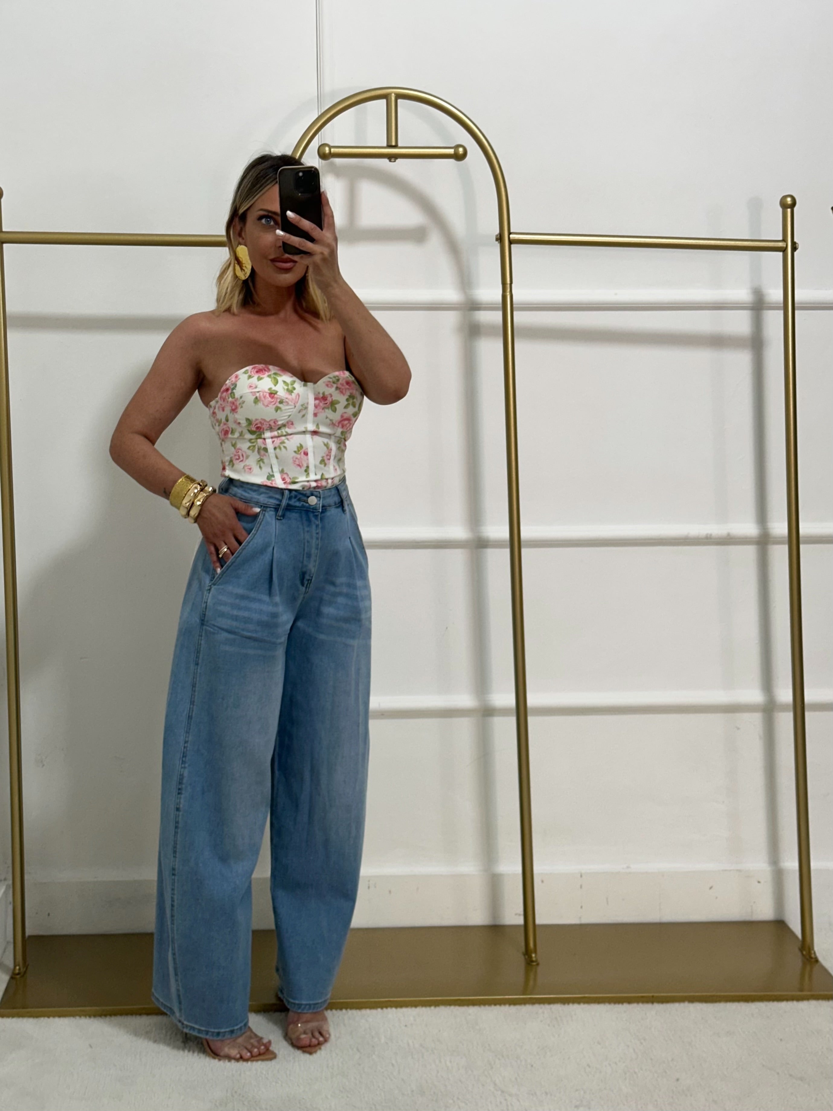 Denim Strauss rosa
