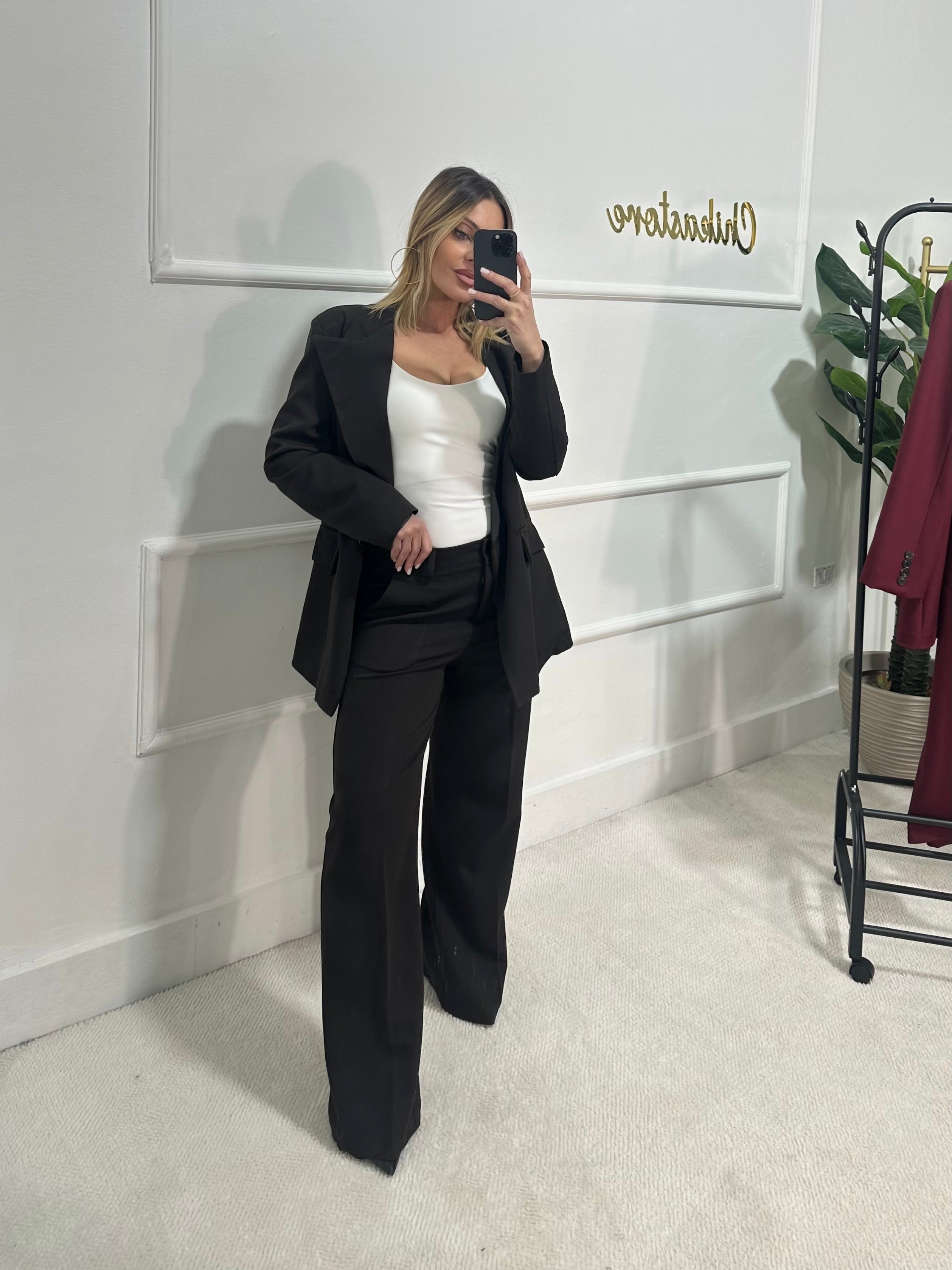 Tailleur Iconic Chic Marrone