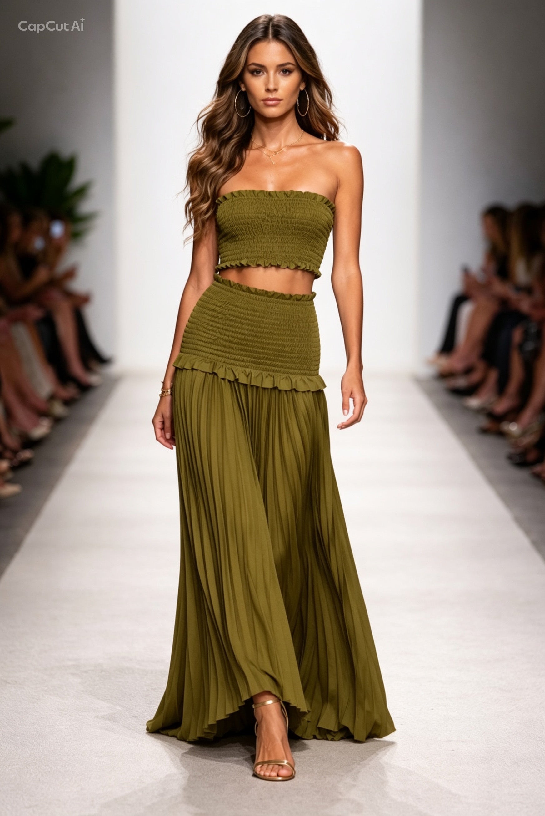 Co-ord set Ludovica verde