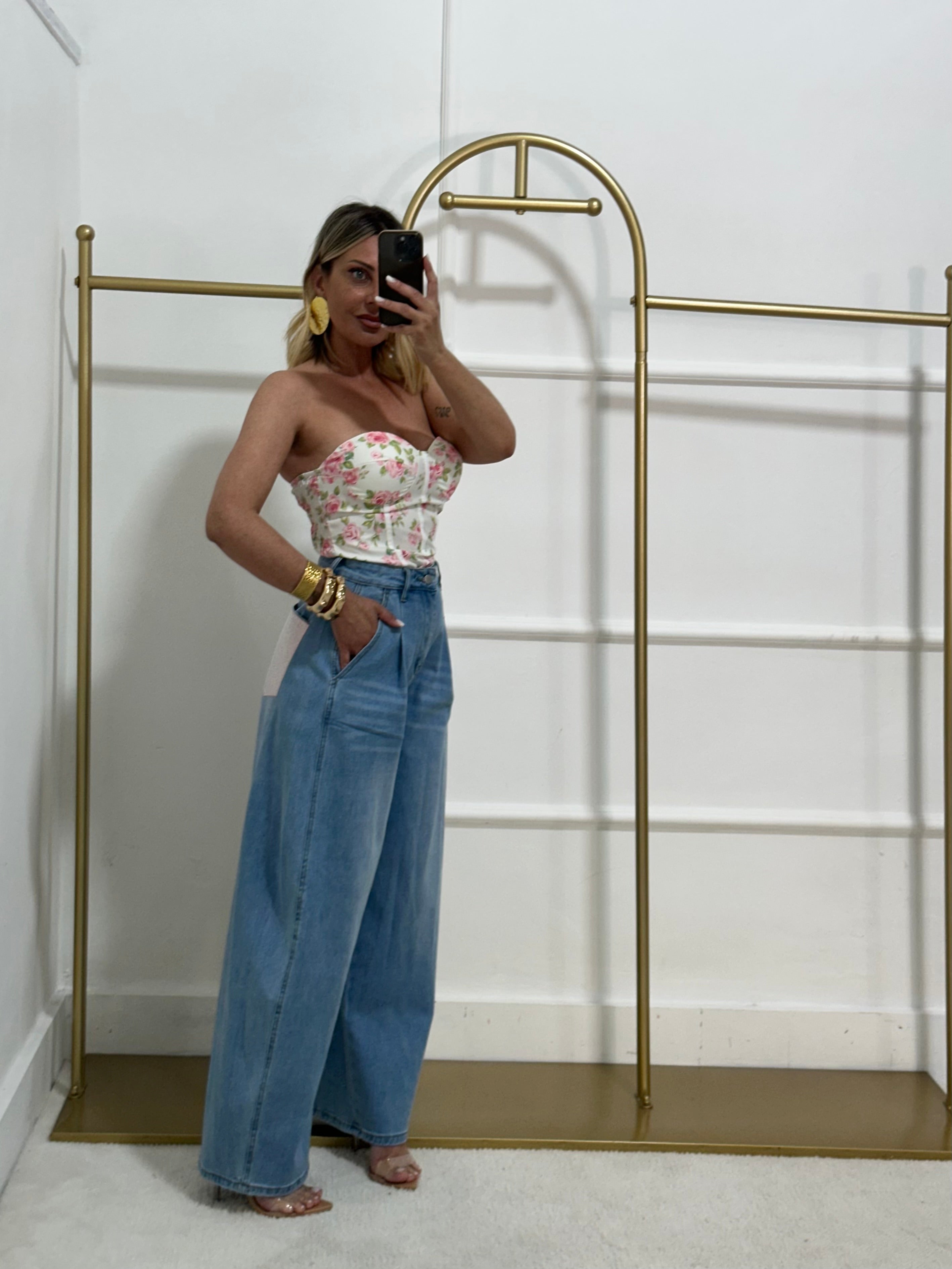 Denim Strauss rosa