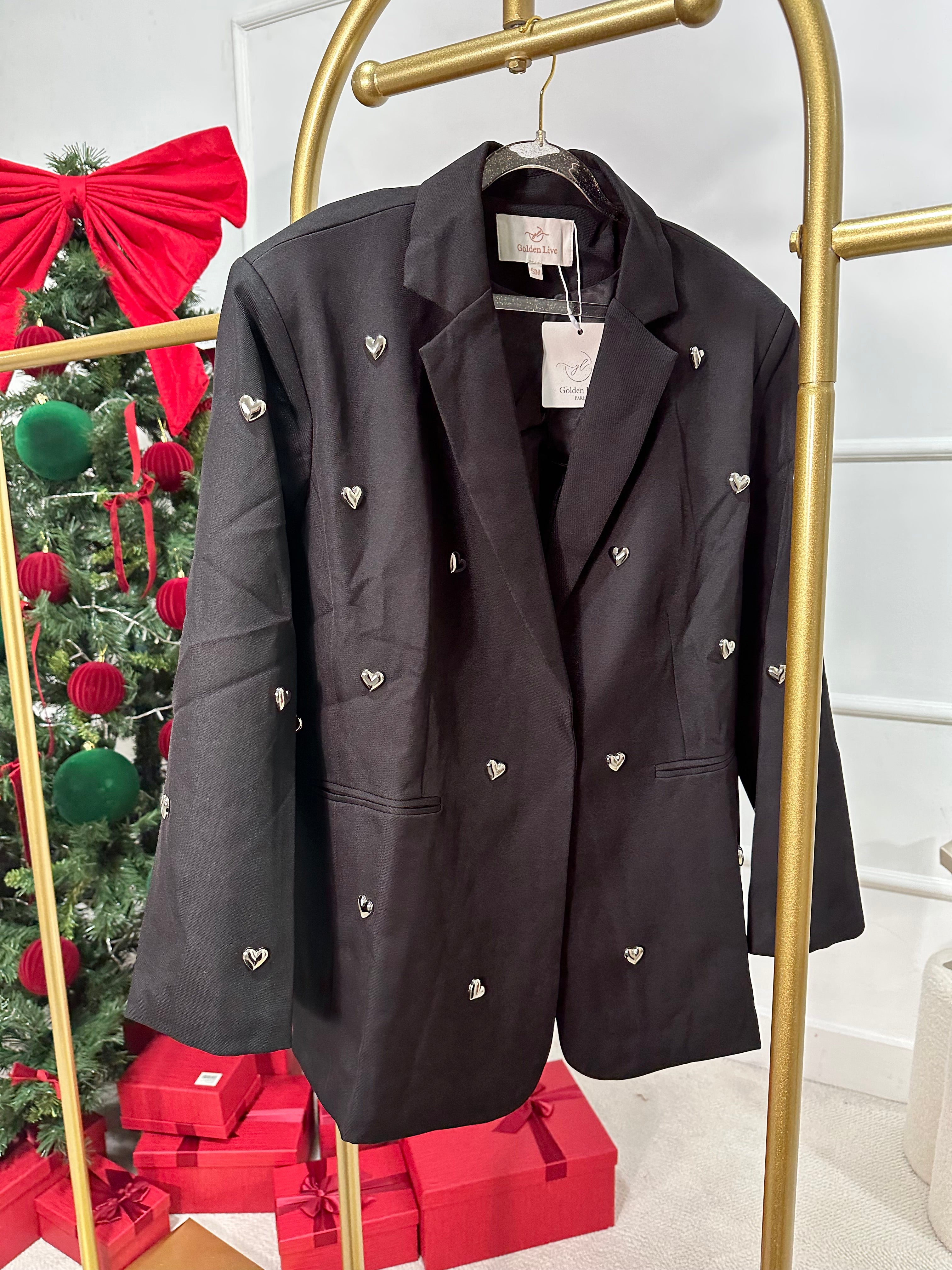 Blazer meraviglioso con cuori