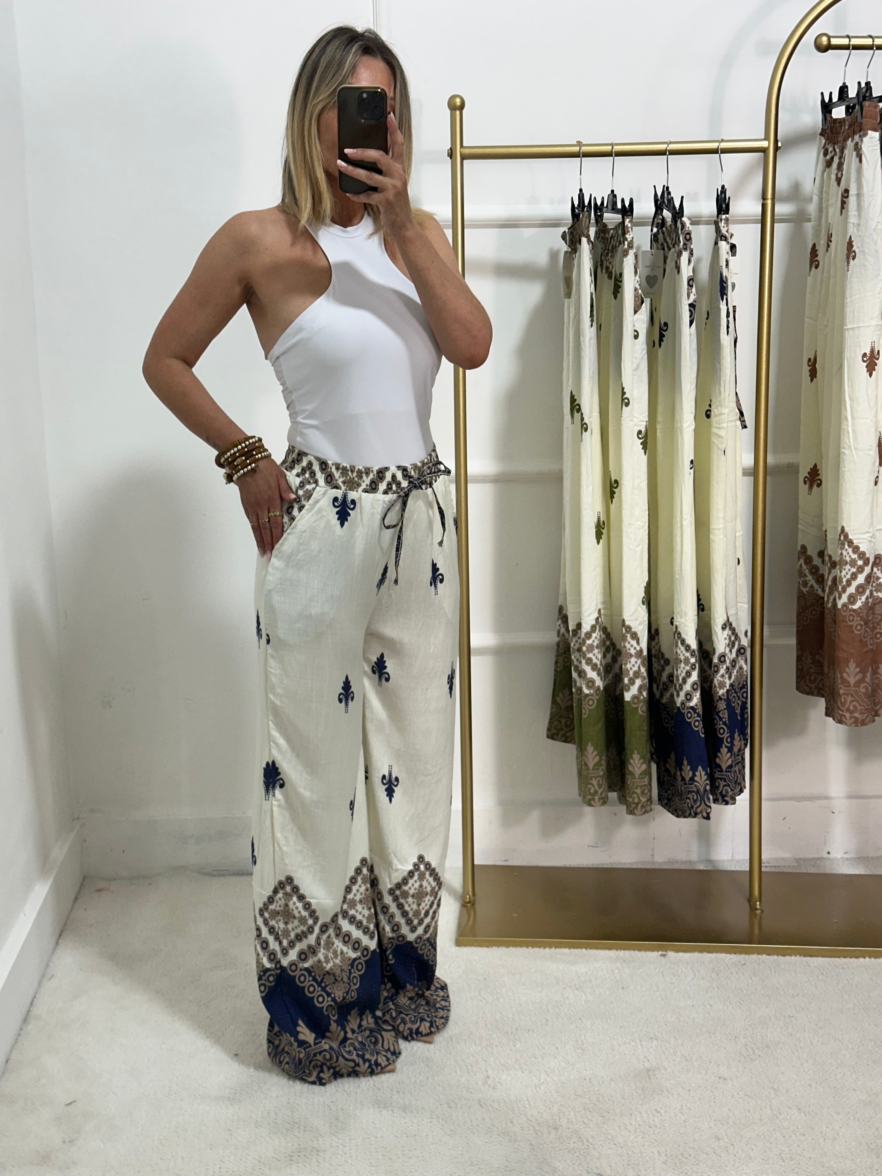 Pantaloni jessica blu