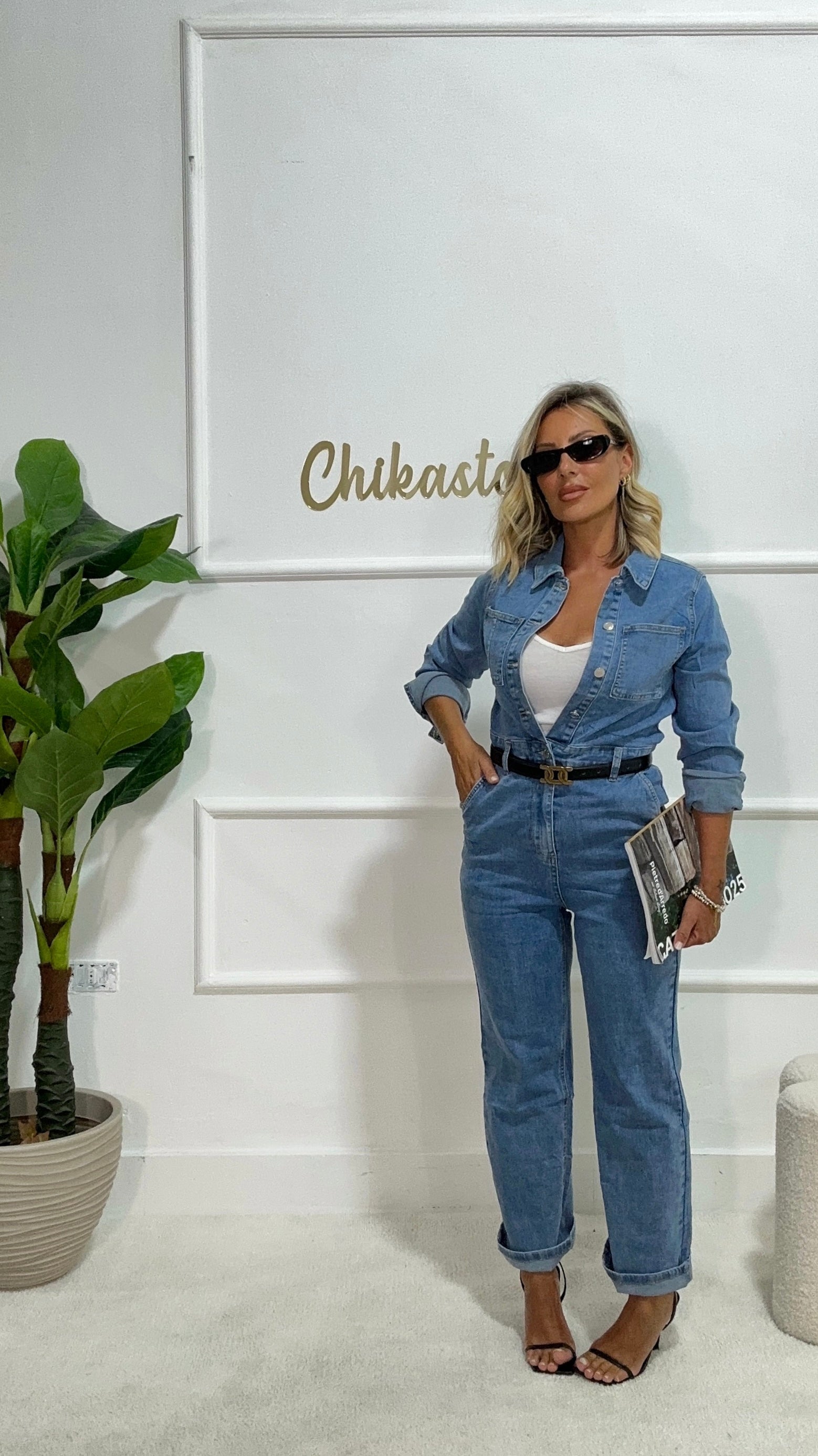Tuta jumpsuit in denim