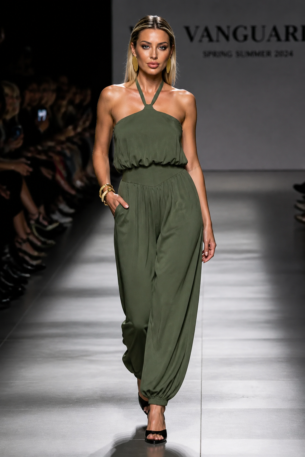 Tuta intera Illary verde