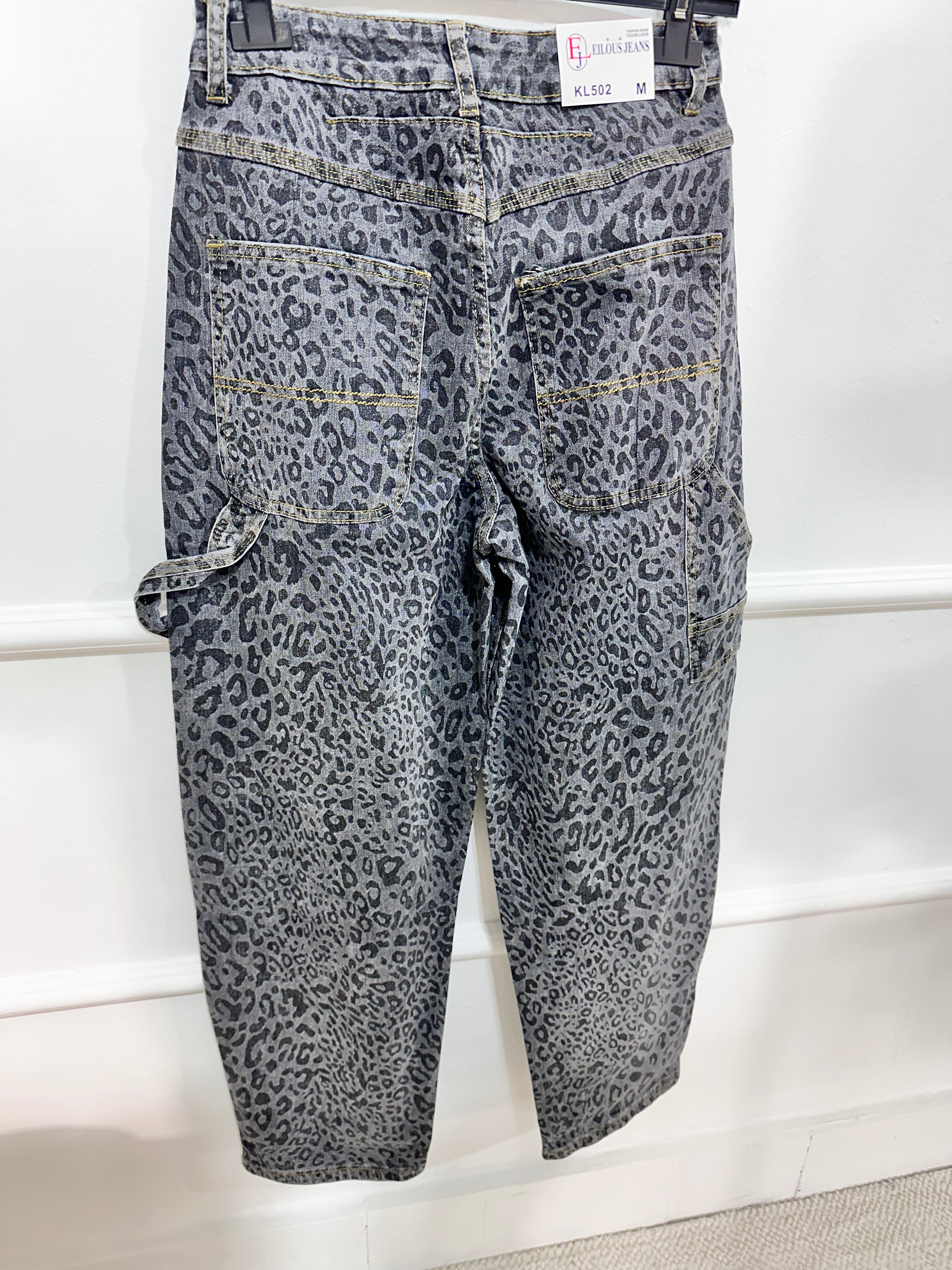Denim Leopard