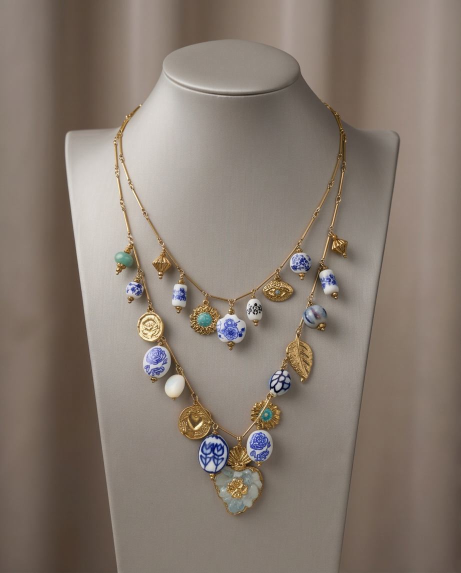 Collana Cloin blue