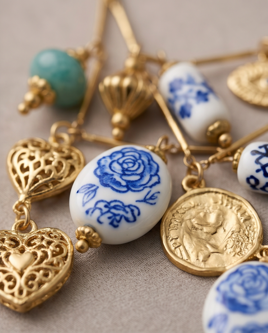 Collana Cloin blue