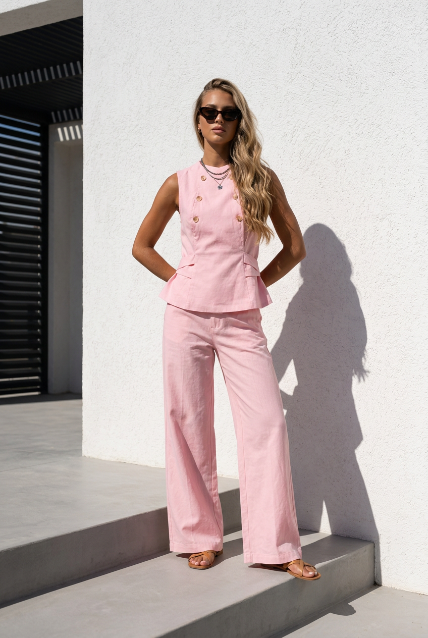 Co-ord set Malena Pink