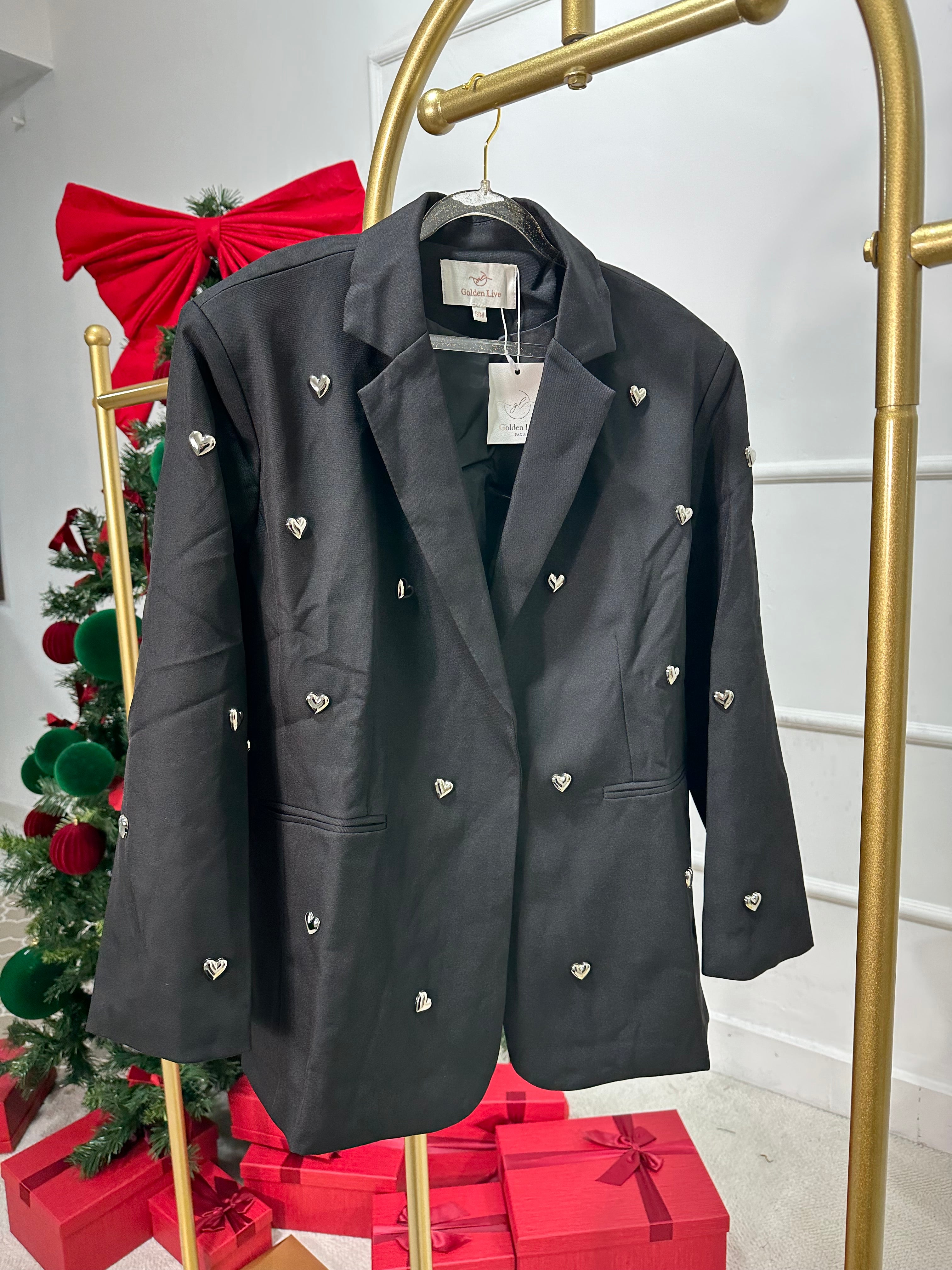 Blazer meraviglioso con cuori