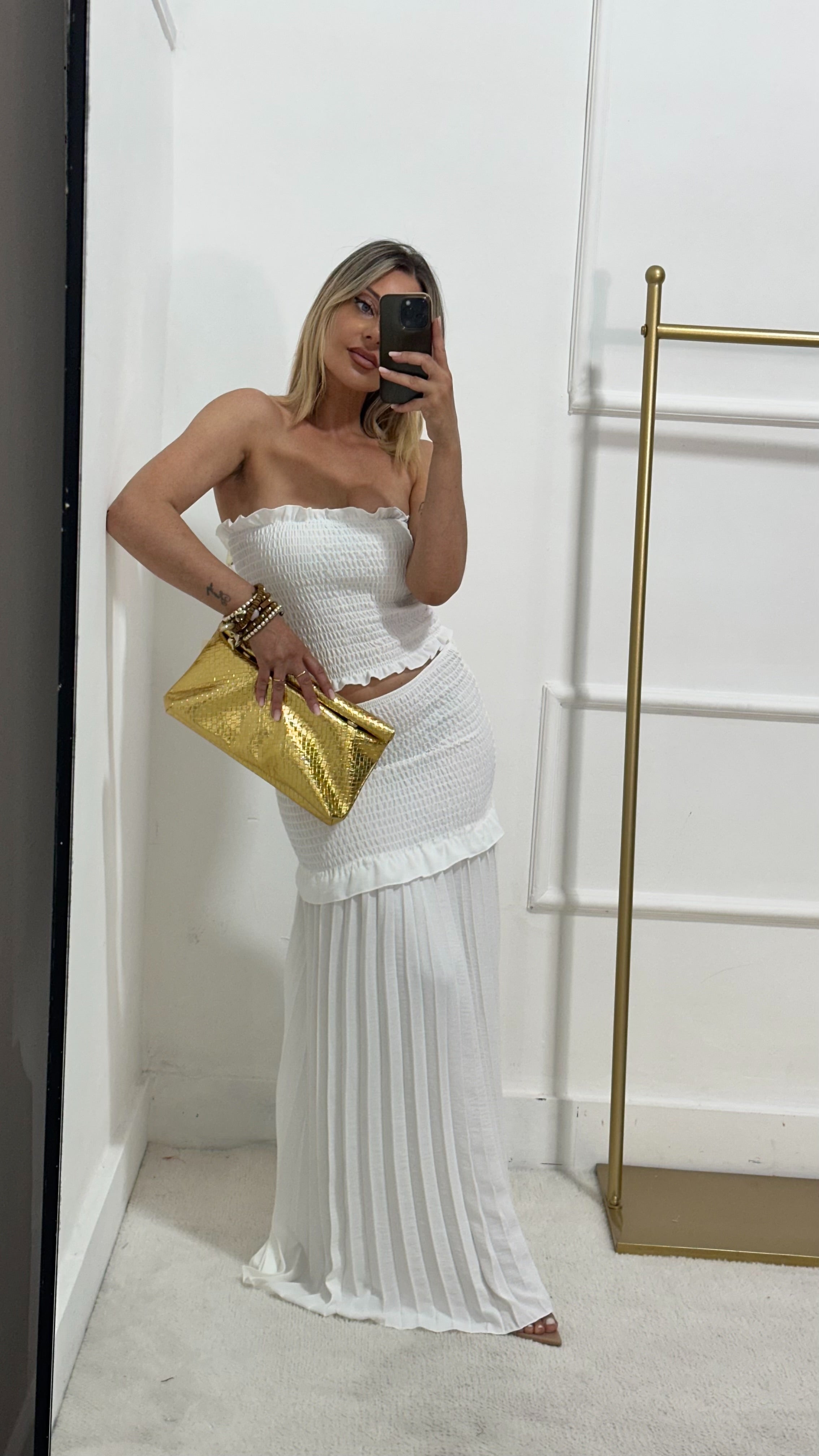 Coordinato Michelle bianco