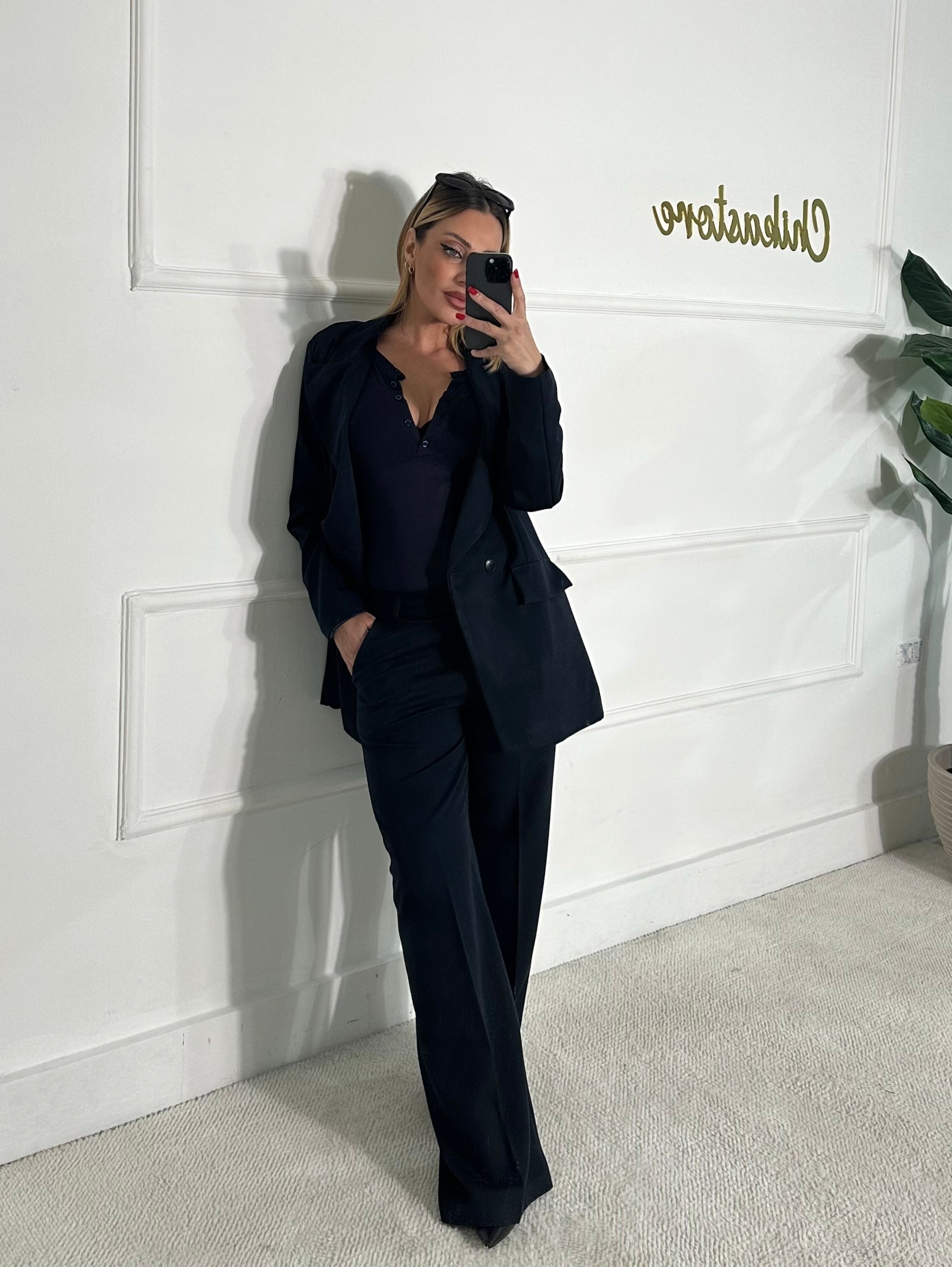 Tailleur Iconic Chic Blu