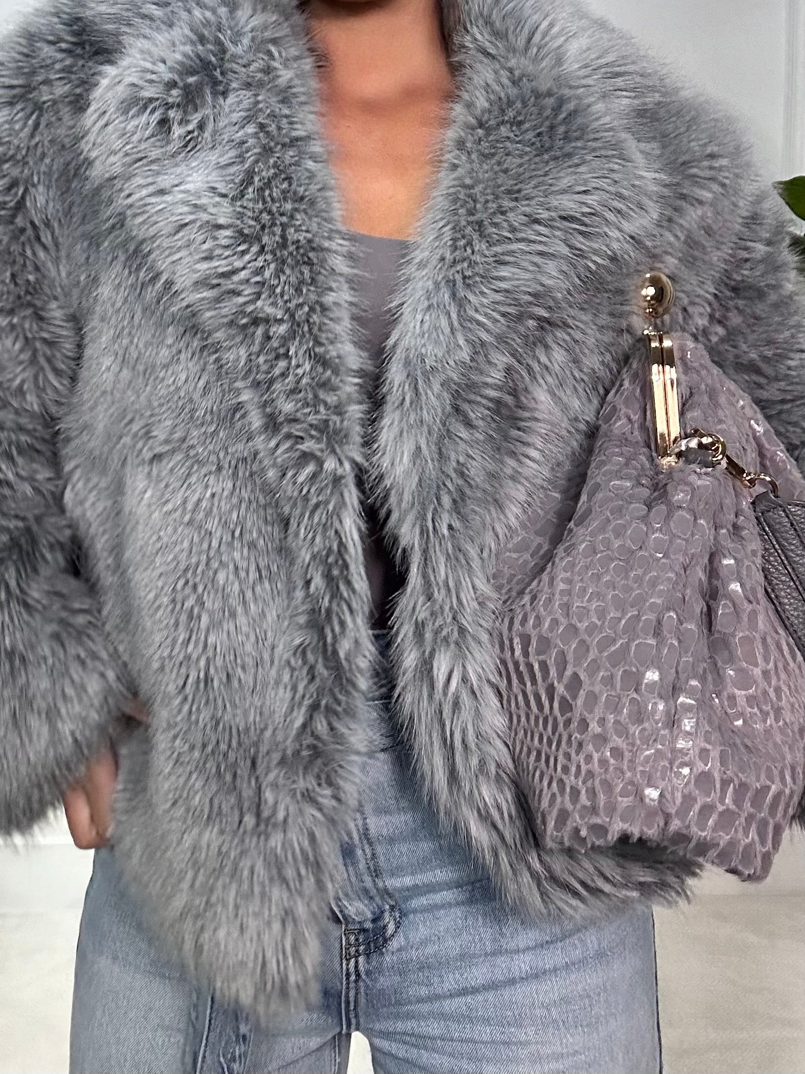 Eco-pelliccia soft  Silver