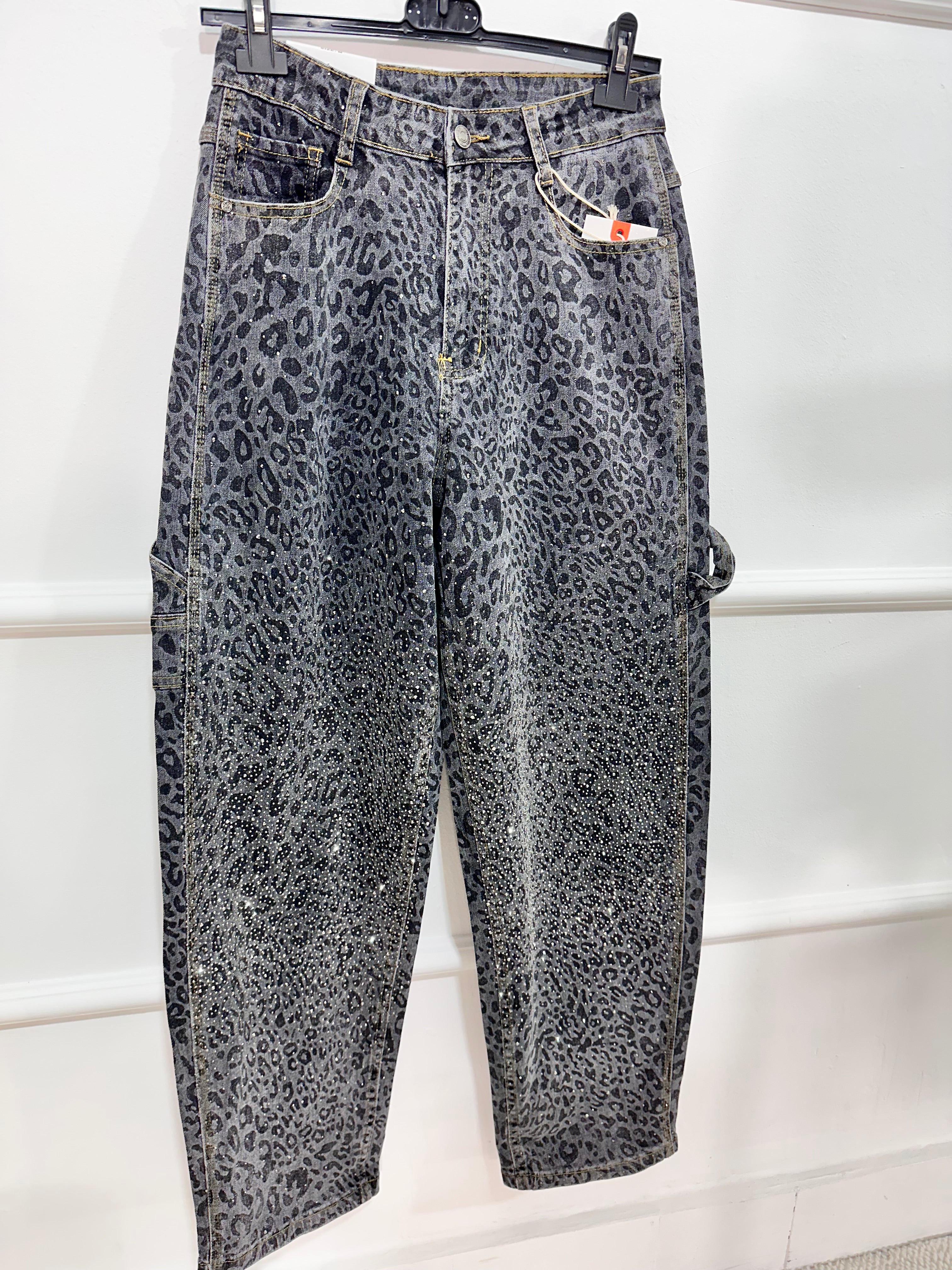 Denim Leopard