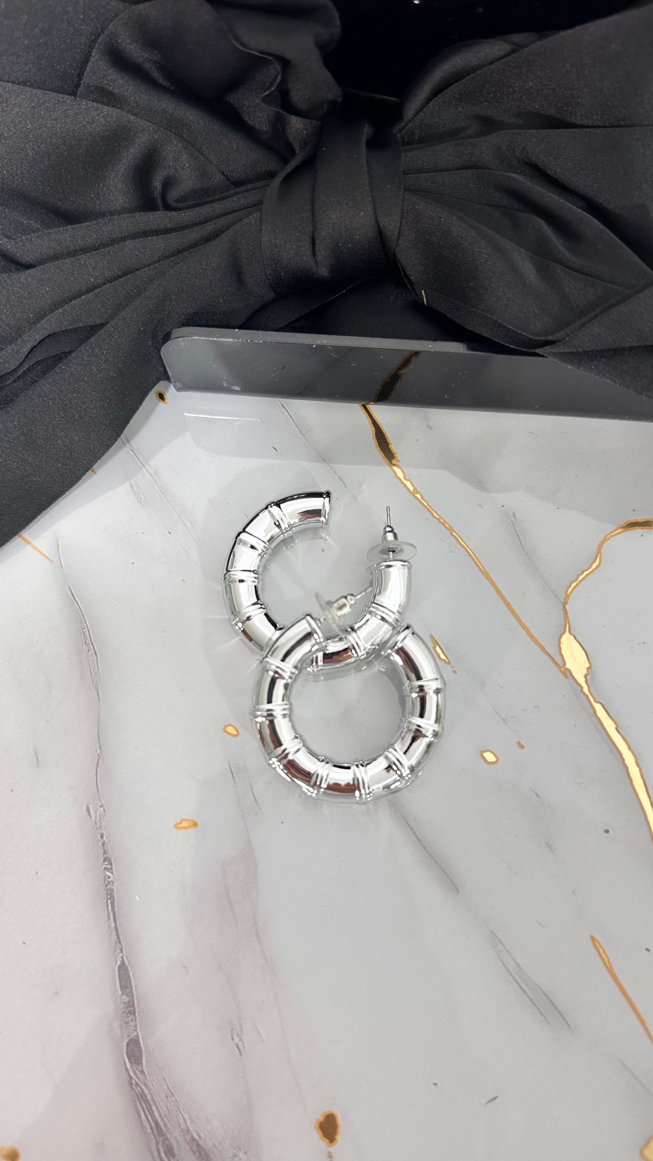 Orecchìni Silver cerchio