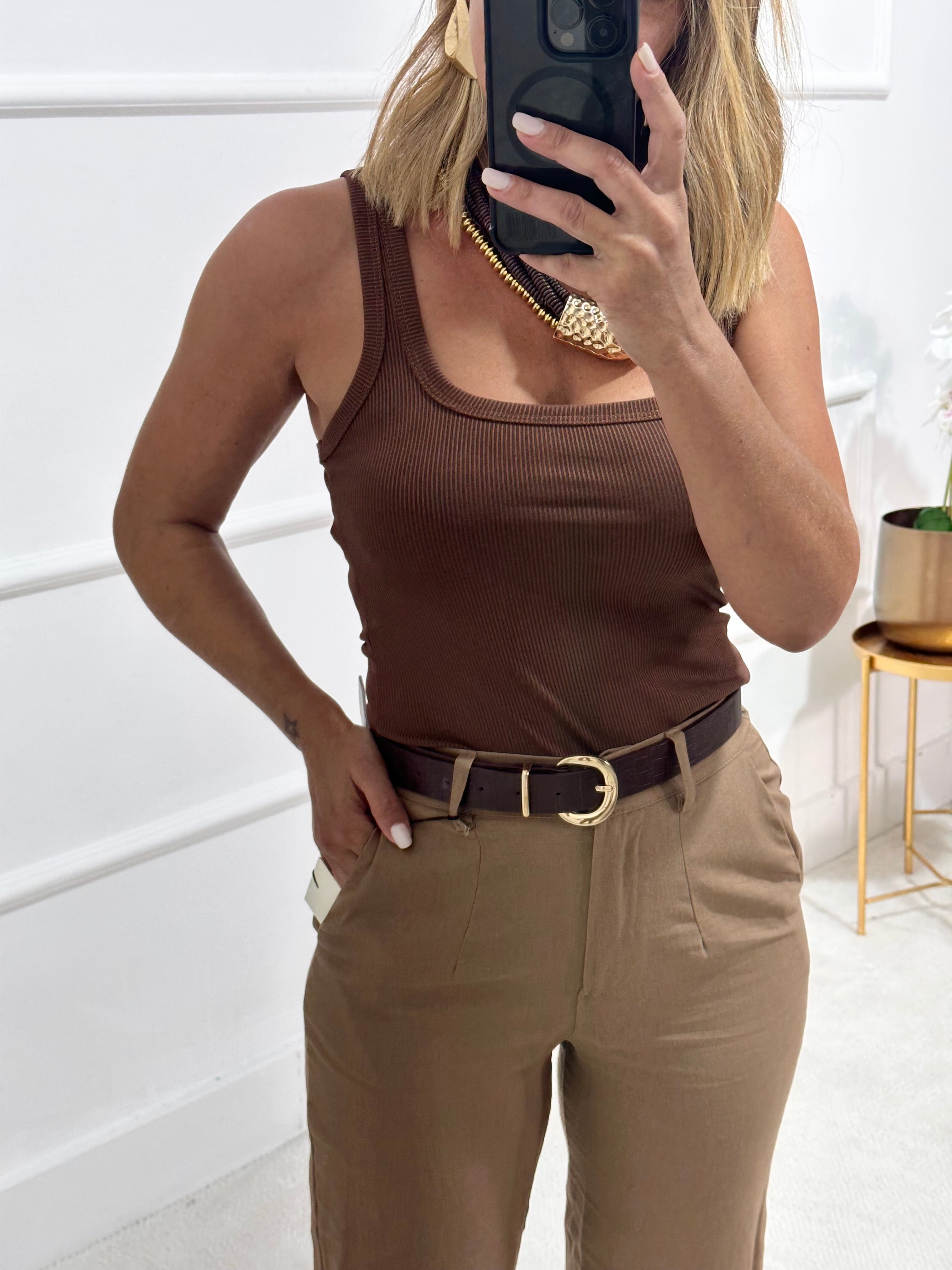 Cintura marrone