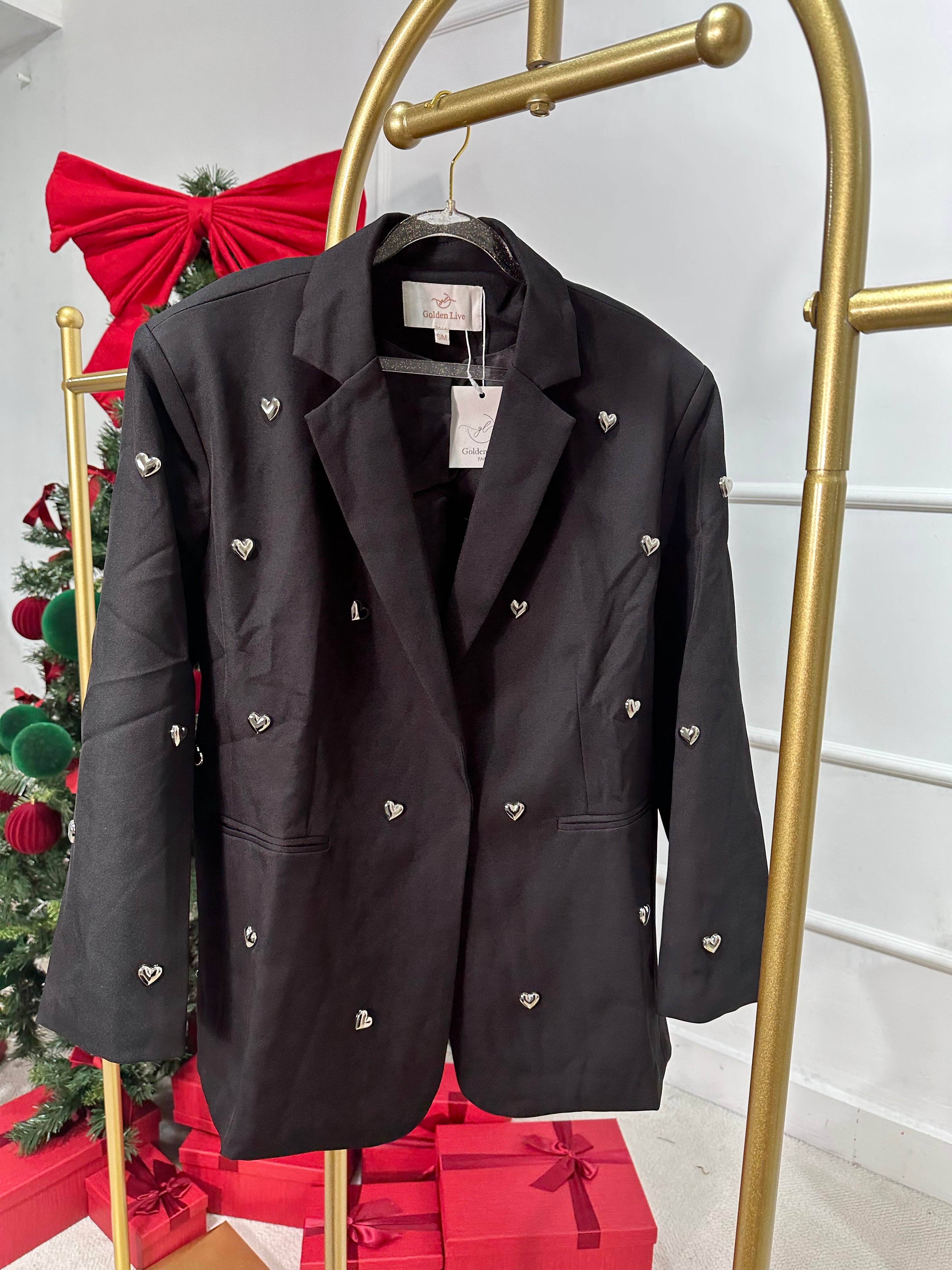 Blazer meraviglioso con cuori