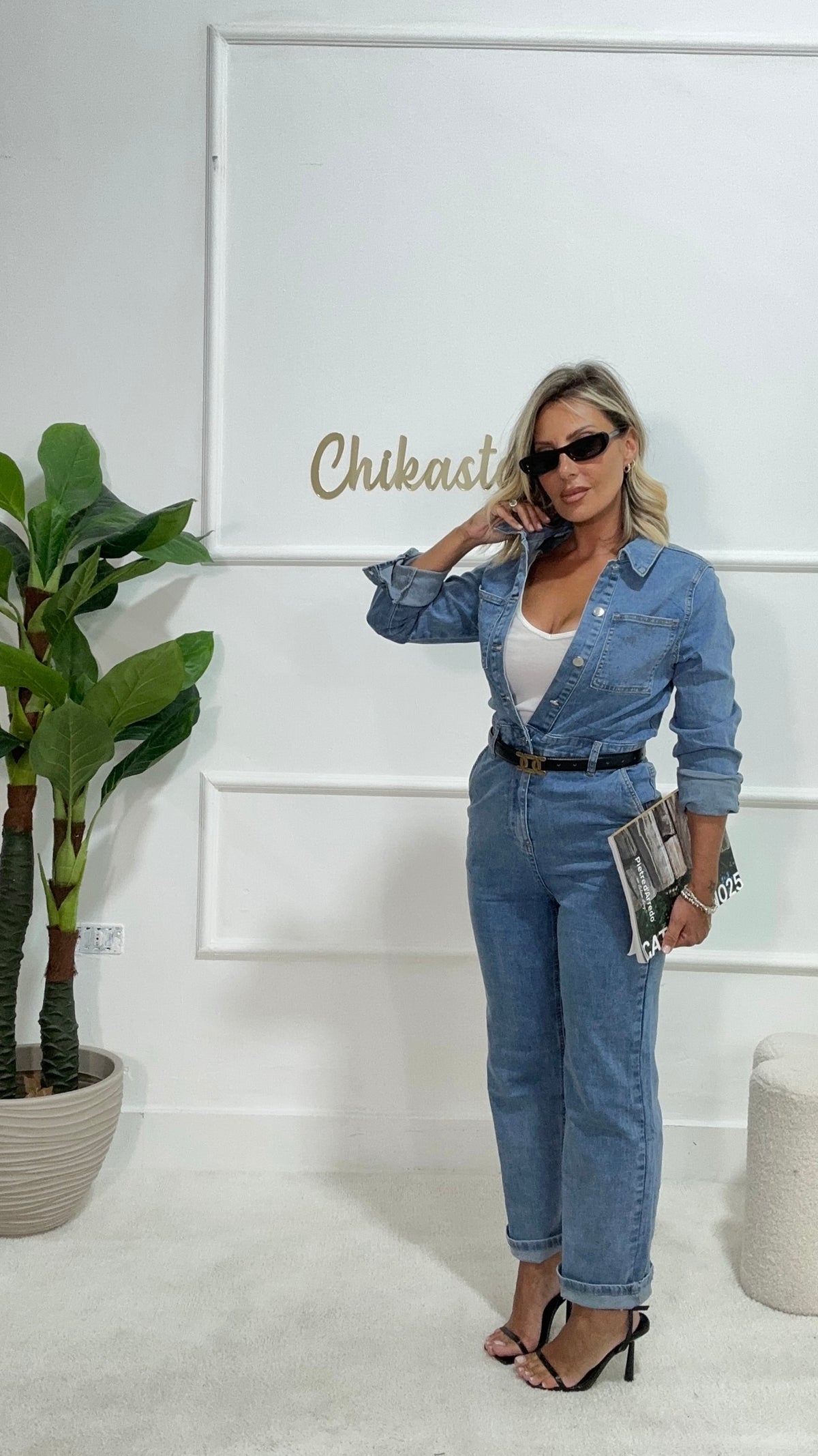 Tuta jumpsuit in denim
