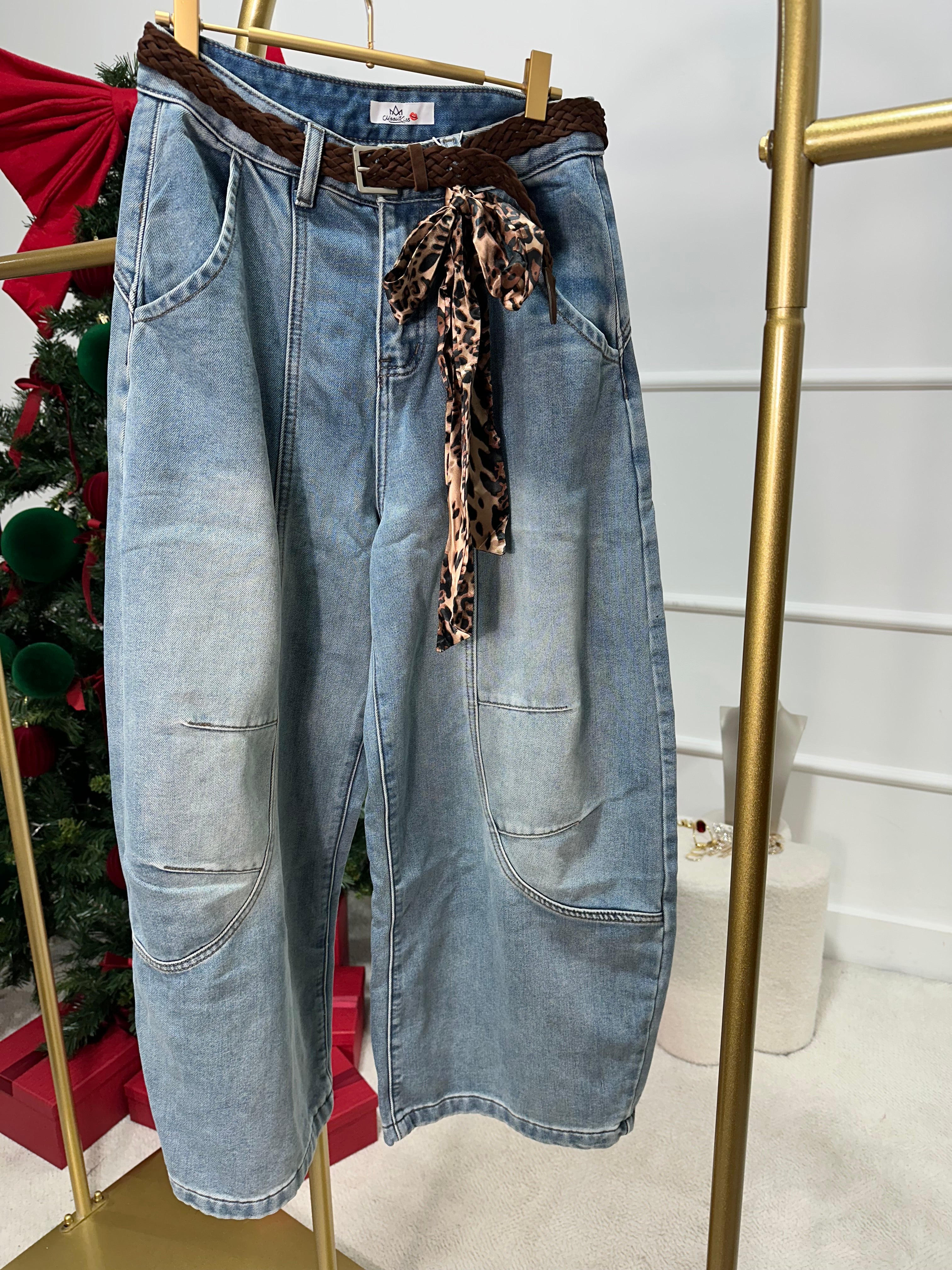 Balloon con cintura e foulard