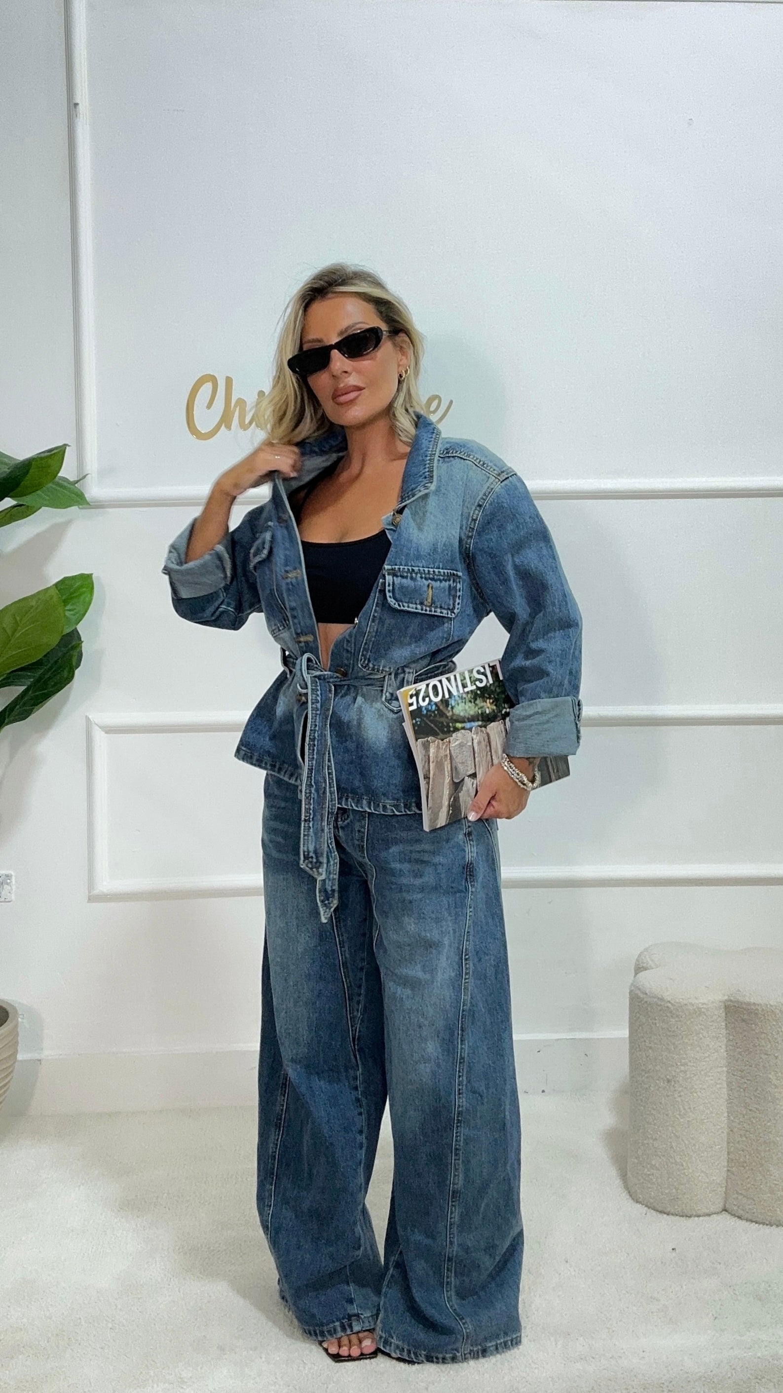 Giacca di jeans Oxford