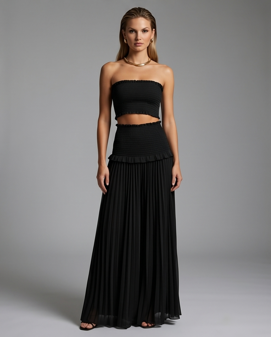 Co-ord set Ludovica nero