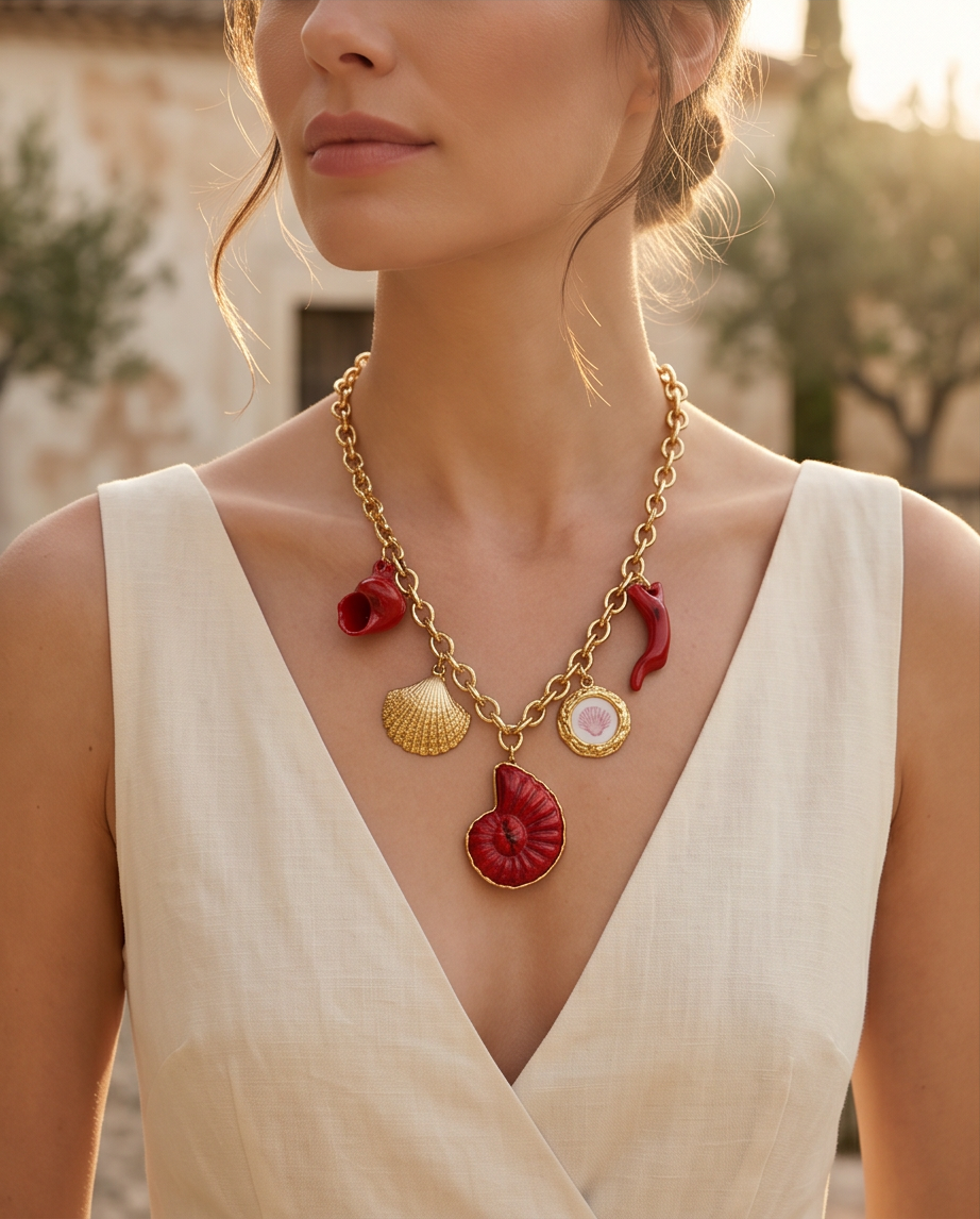 Collana conchiglie